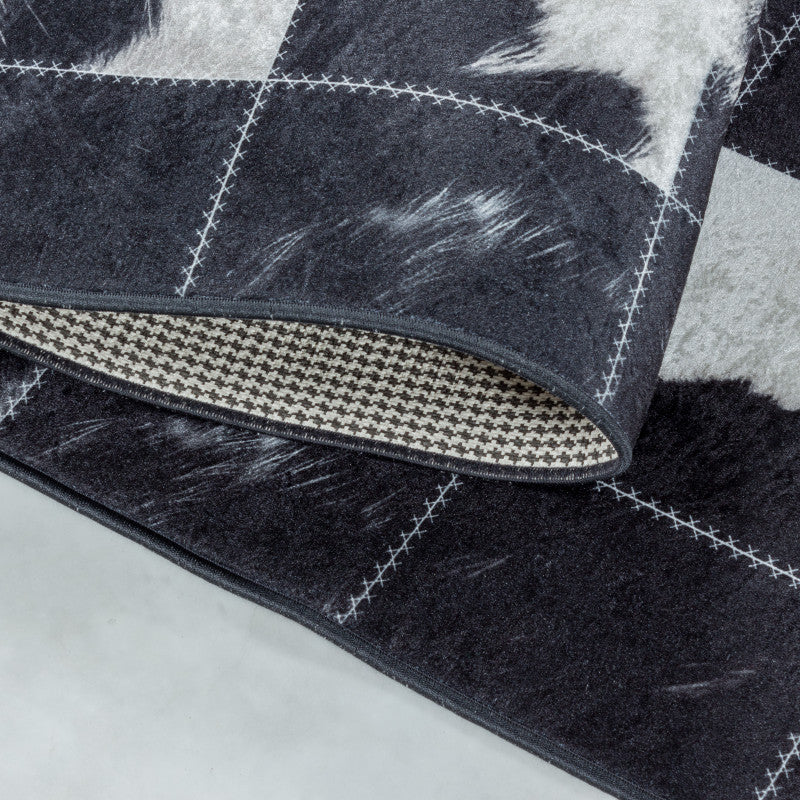 Fiesta Vloerkleed – Zwart/Wit – Wasbaar