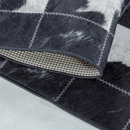 Fiesta Vloerkleed – Zwart/Wit – Wasbaar