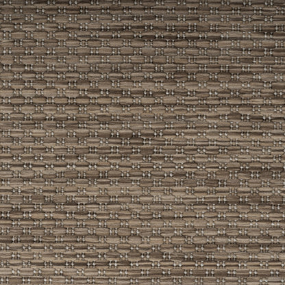 Relax Vloerkleed – Bruin – Laagpolig Kaderdesign – Voor Binnen & Buiten