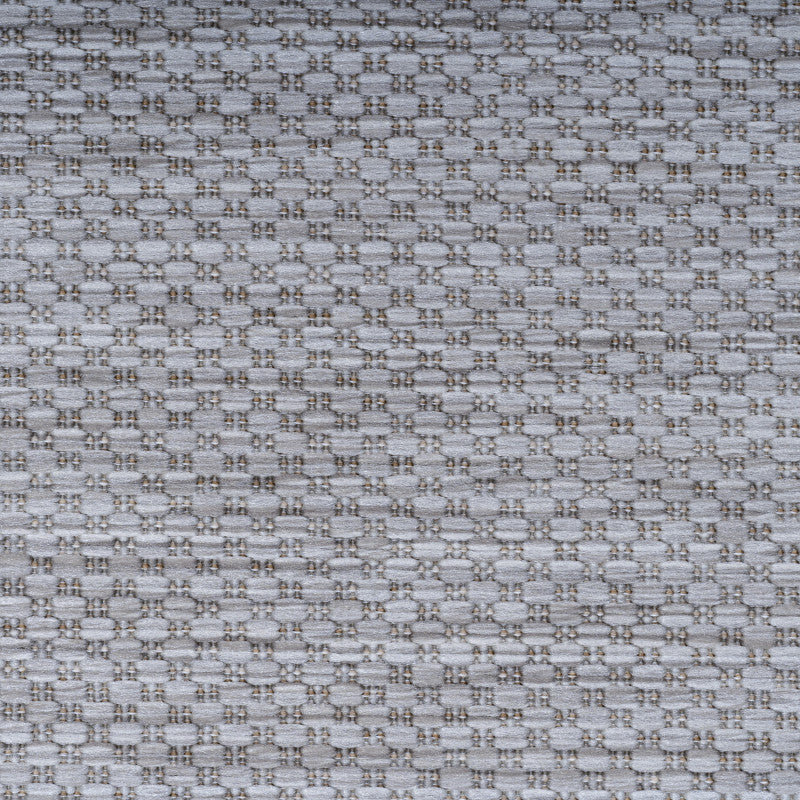 Relax Vloerkleed – Zilver – Laagpolig Kaderdesign – Voor Binnen & Buiten