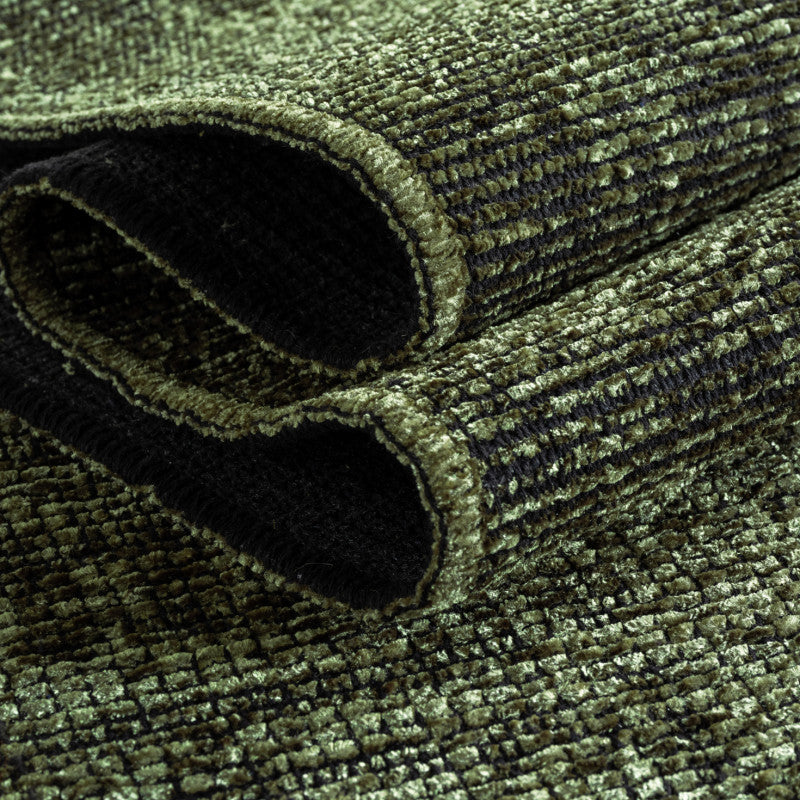 Space – Groen Vintage Look – Laagpolig Vloerkleed