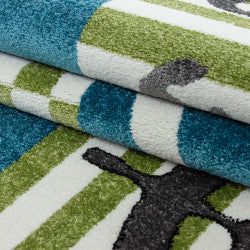 Kids Vloerkleed – Kindervloerkleed – Piraat Multi – Anti-Allergisch