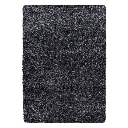 Enjoy Shaggy – Hoogpolig Vloerkleed – 3D-effect – Gemêleerd Antraciet/Wit/Grijs