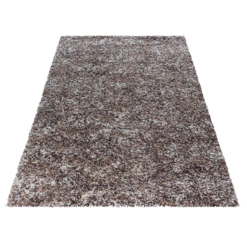 Enjoy Shaggy – Hoogpolig Vloerkleed – 3D-effect – Gemêleerd Beige/Mocca/Crème