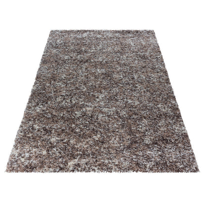 Enjoy Shaggy – Hoogpolig Vloerkleed – 3D-effect – Gemêleerd Beige/Mocca/Crème