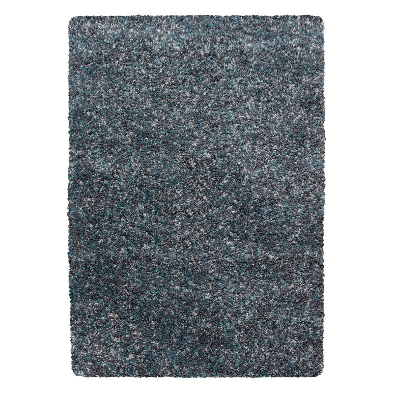 Enjoy Shaggy – Hoogpolig Vloerkleed – 3D-effect – Gemêleerd Blauw/Grijs/Crème