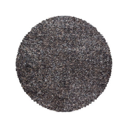 Enjoy Rond Shaggy – Hoogpolig Vloerkleed – 3D-effect – Gemêleerd Taupe/Grijs/Beige