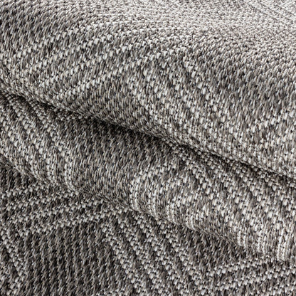 Aruba – Grijs/Beige – Laagpolig & Waterafstotend – Geschikt voor Binnen & Buiten