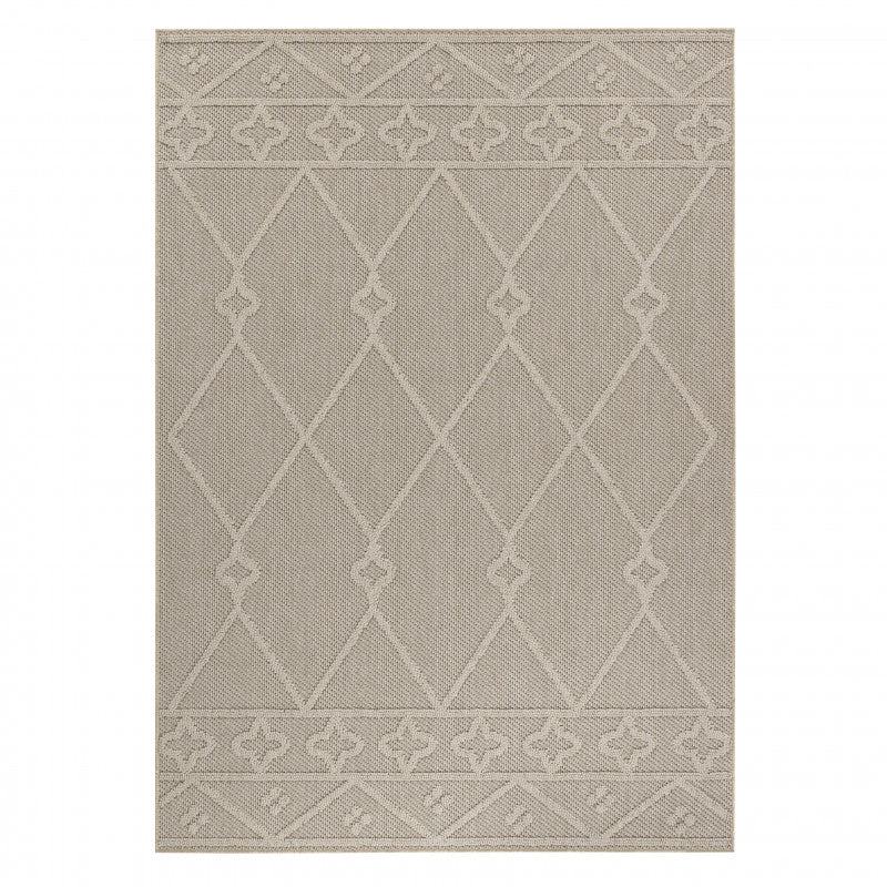 Patara – Boho Stijl Beige – Laagpolig & Weerbestendig – Voor Binnen & Buiten