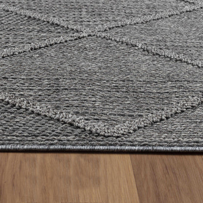Patara – Kaderdesign Grijs – Laagpolig & Weerbestendig – Voor Binnen & Buiten