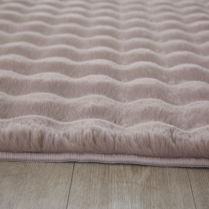 Fluffy Vloerkleed Ambiance – Beige – Extra Zacht met 3D Effect & Luxe Look