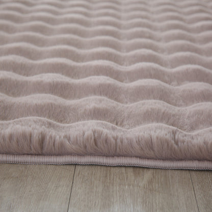Fluffy Vloerkleed Ambiance – Beige – Extra Zacht met 3D Effect & Luxe Look