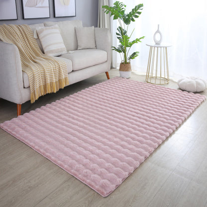 Fluffy Vloerkleed Ambiance – Roze – Extra Zacht met 3D Effect & Luxe Look