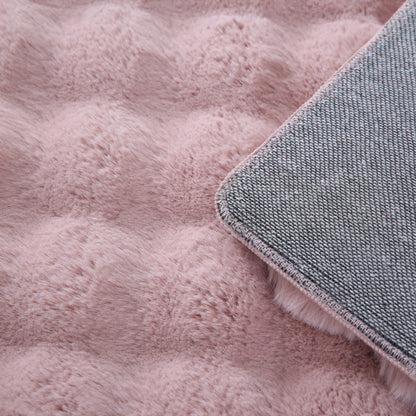 Fluffy Vloerkleed Ambiance – Roze – Extra Zacht met 3D Effect & Luxe Look