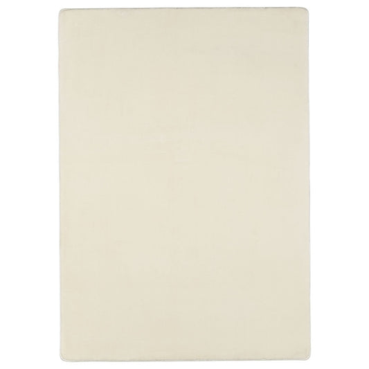 Luxy Vloerkleed – Crème – Zacht & Fluffy – Laagpolig Luxe Vloerkleed