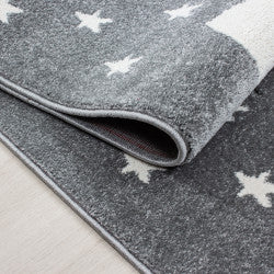 Kids Vloerkleed – Kindervloerkleed – Kat Roze/Grijs – Anti-Allergisch