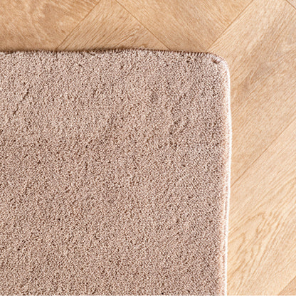 Pompei Seta Taupe – Japandi Stijl – Laagpolig Vloerkleed