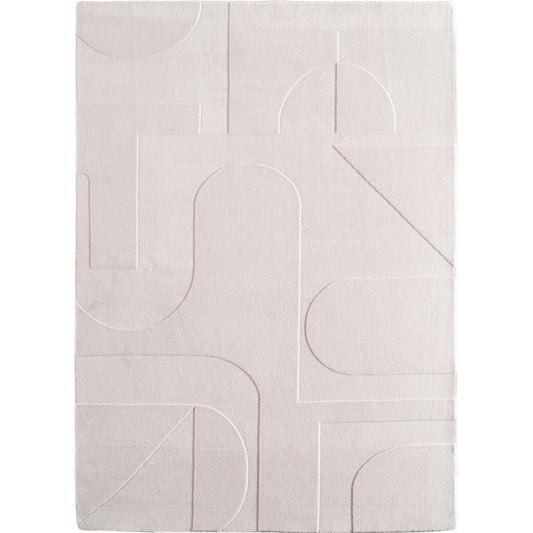 Pompei Seta Ivory – Japandi Stijl – Laagpolig Vloerkleed