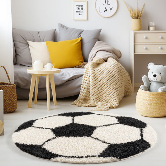 Fun Kinderkleed – Zwart – Hoogpolig – Anti-Allergisch