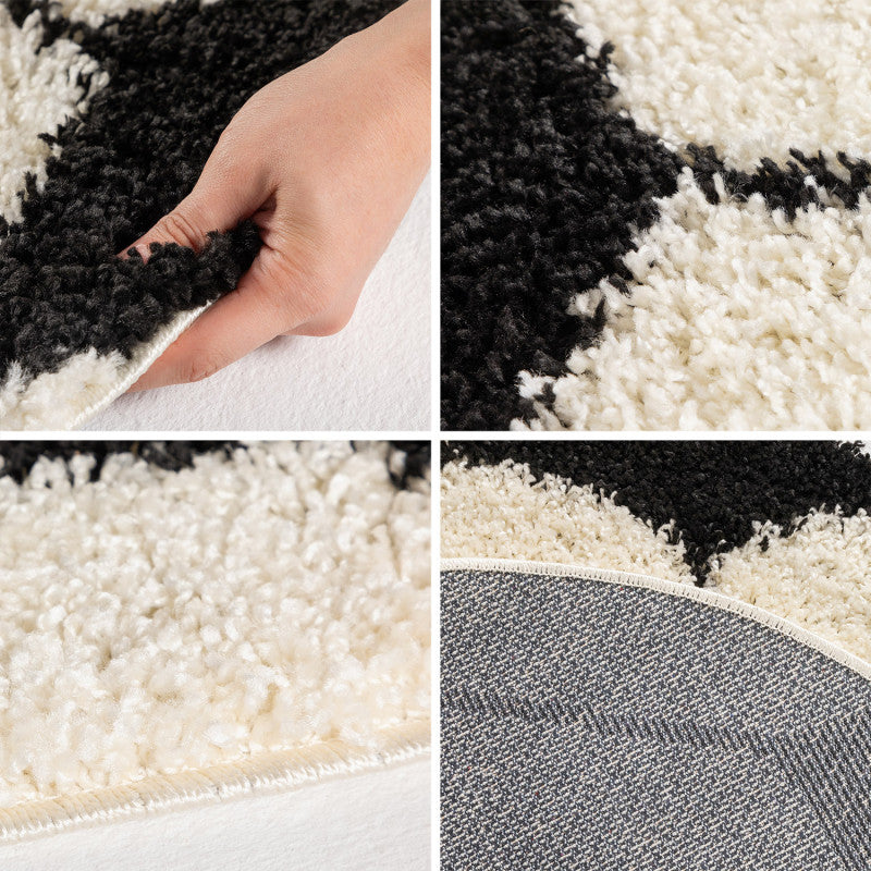 Fun Kinderkleed – Zwart – Hoogpolig – Anti-Allergisch