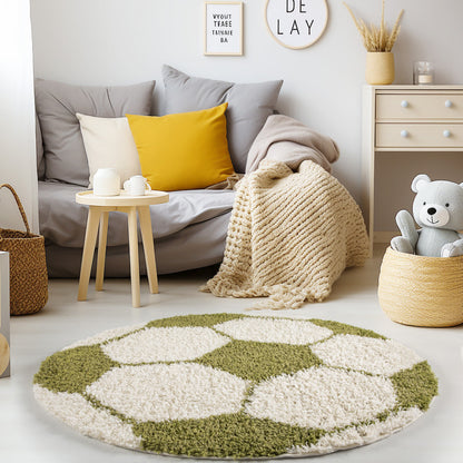 Fun Kinderkleed – Groen – Hoogpolig – Anti-Allergisch
