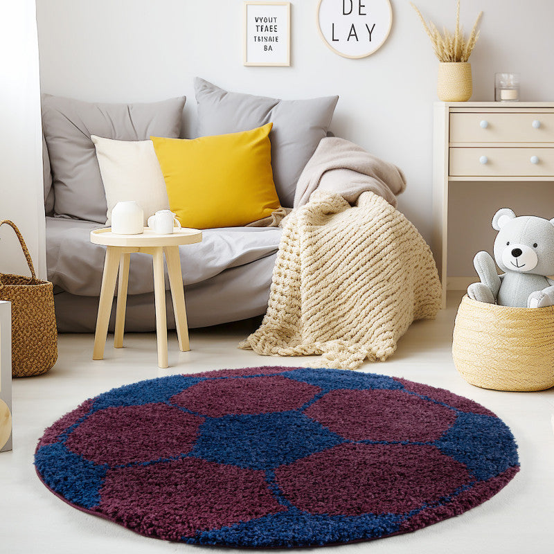 Fun Kinderkleed – Marineblauw – Hoogpolig – Anti-Allergisch