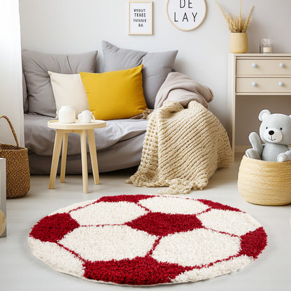 Fun Kinderkleed – Rood – Hoogpolig – Anti-Allergisch