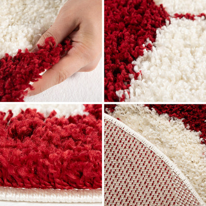 Fun Kinderkleed – Rood – Hoogpolig – Anti-Allergisch