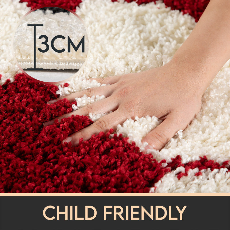 Fun Kinderkleed – Rood – Hoogpolig – Anti-Allergisch