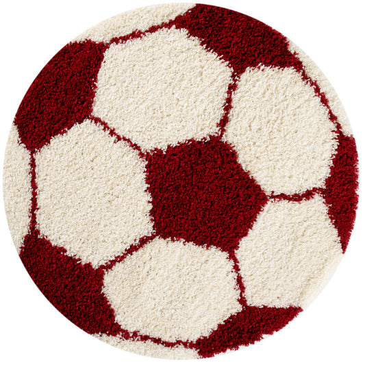 Fun Kinderkleed – Rood – Hoogpolig – Anti-Allergisch