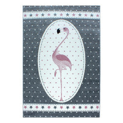 Kids Vloerkleed – Kindervloerkleed – Flamingo – Anti-Allergisch