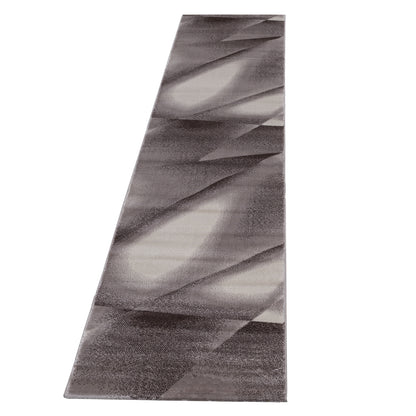 Miami Vloerkleed – Bruin – Laagpolig met Golvend Design
