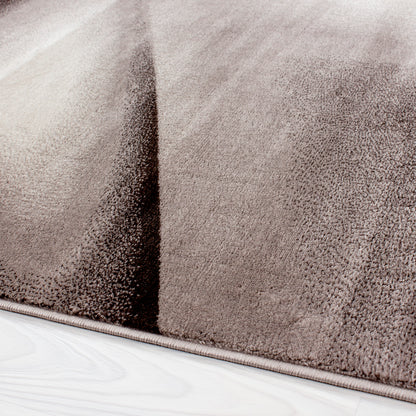 Miami Vloerkleed – Bruin – Laagpolig met Golvend Design