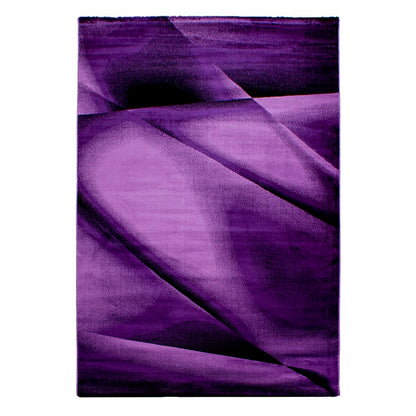 Miami Vloerkleed – Lila – Laagpolig met Golvend Design