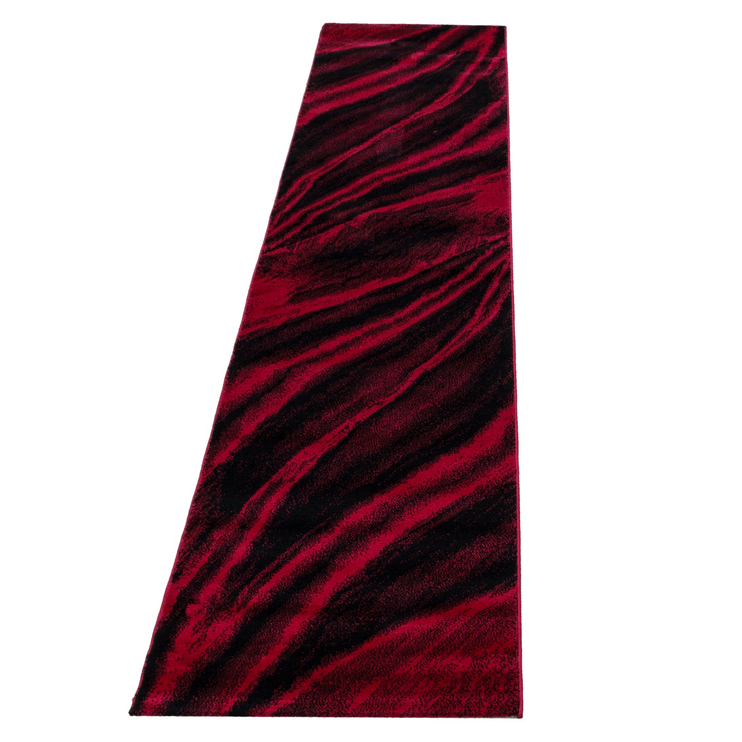 Miami Vloerkleed – Rood – Laagpolig met Golvend Design