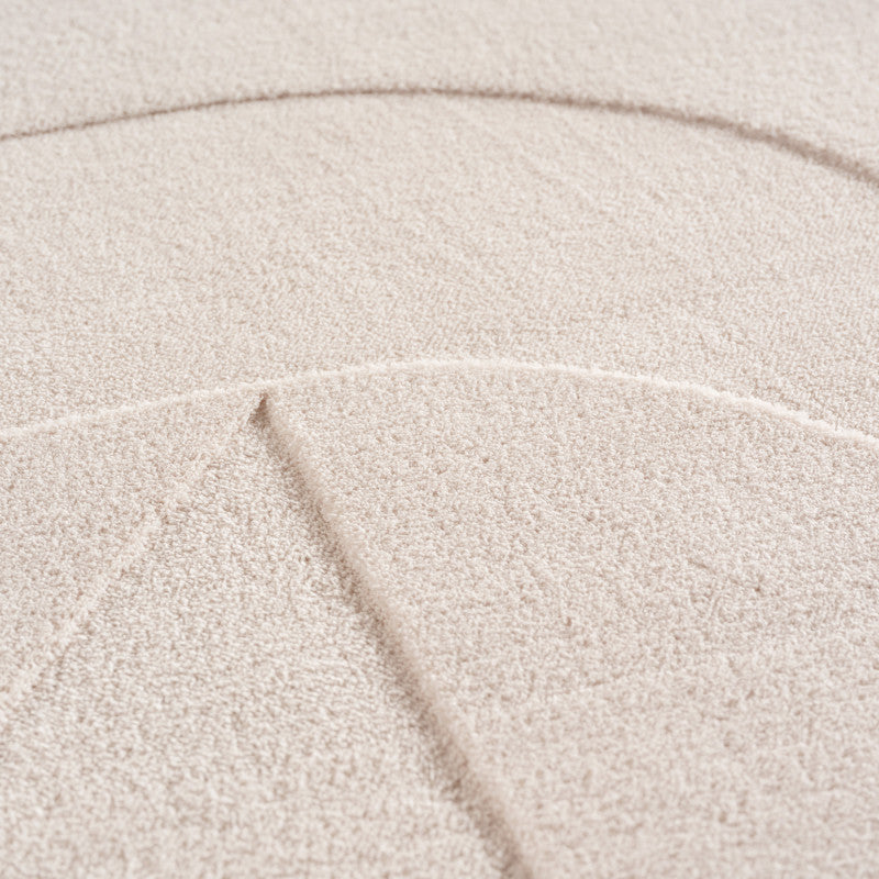 Pompei Seta Ivory – Japandi Stijl – Laagpolig Vloerkleed