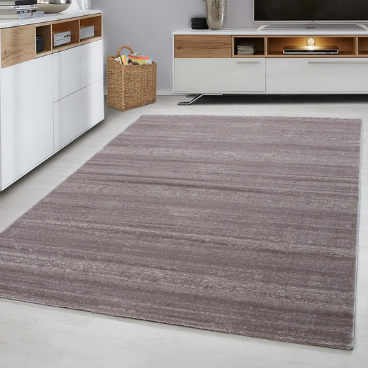 Plus Vloerkleed – Beige – Laagpolig & Gemêleerd Uni Design