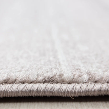 Plus Vloerkleed – Beige – Laagpolig & Gemêleerd Uni Design