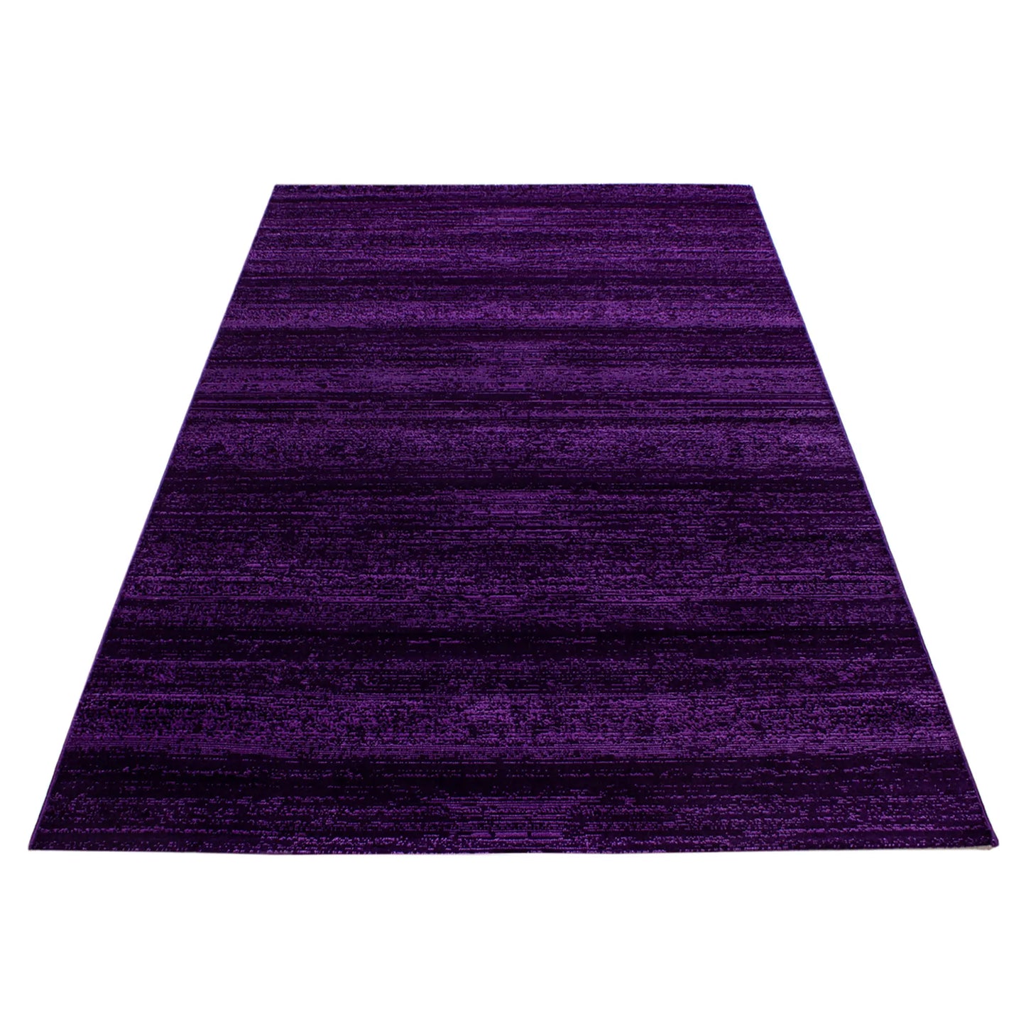 Plus Vloerkleed – Lila – Laagpolig & Gemêleerd Uni Design