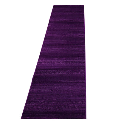 Plus Vloerkleed – Lila – Laagpolig & Gemêleerd Uni Design
