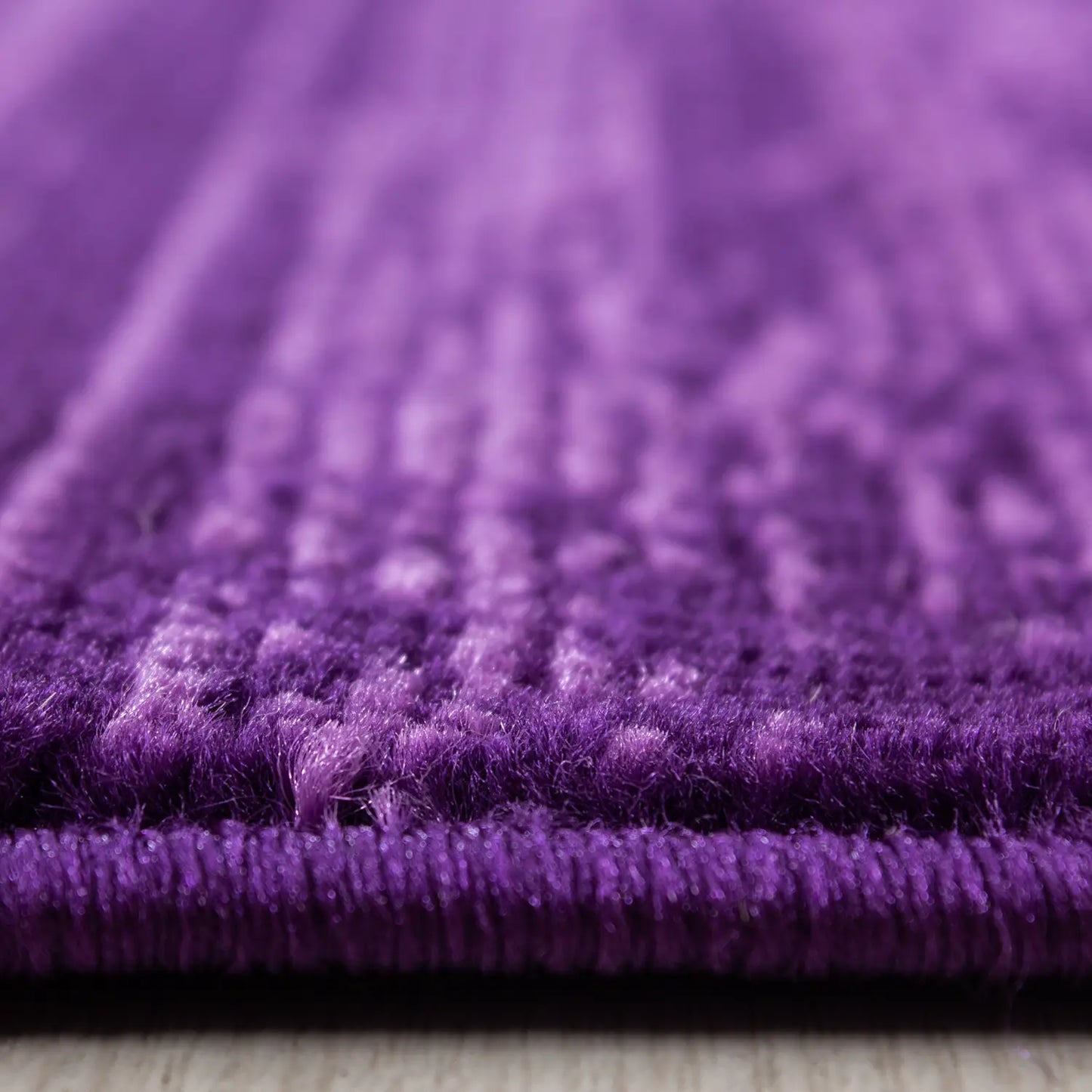 Plus Vloerkleed – Lila – Laagpolig & Gemêleerd Uni Design