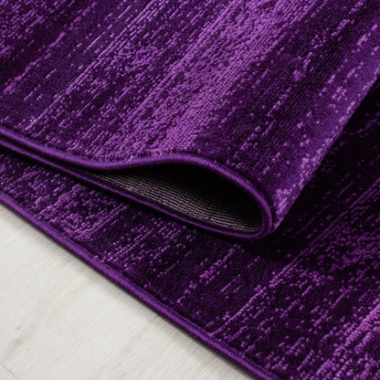 Plus Vloerkleed – Lila – Laagpolig & Gemêleerd Uni Design