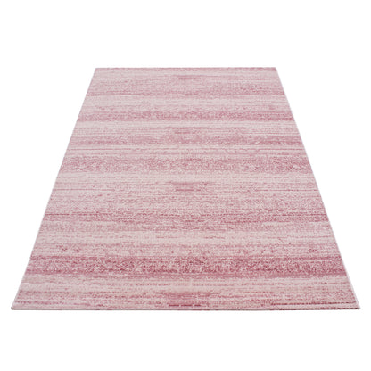 Plus Vloerkleed – Roze – Laagpolig & Gemêleerd Uni Design