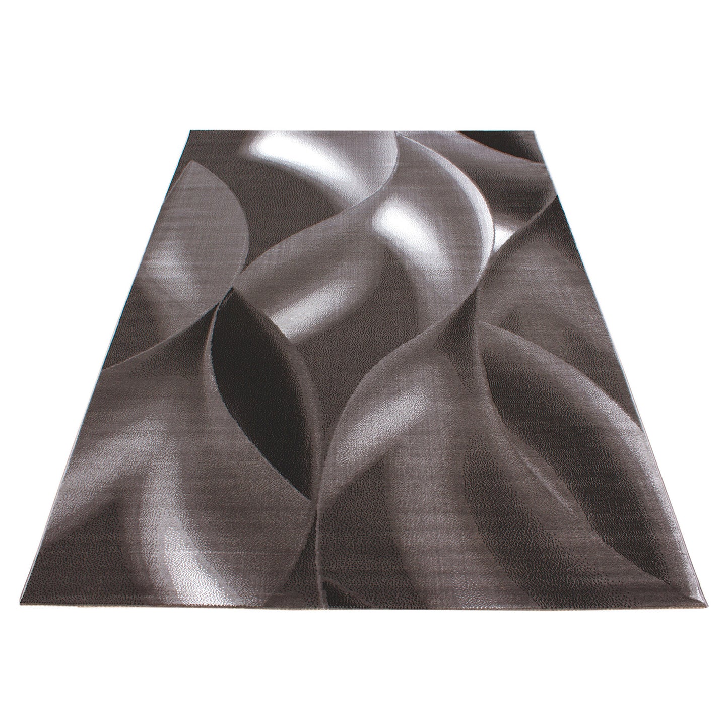 Plus Vloerkleed – Bruin – Golvend 3D Design – Laagpolig