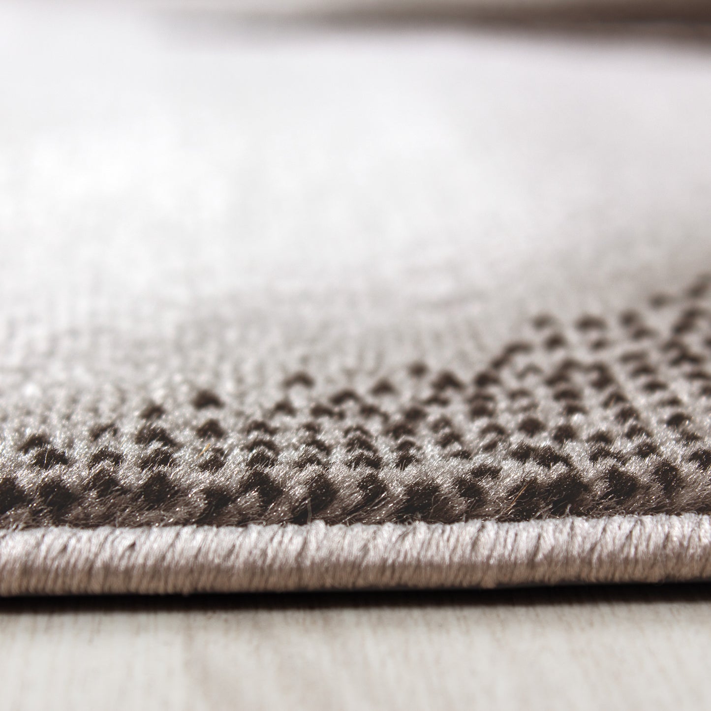 Plus Vloerkleed – Bruin – Golvend 3D Design – Laagpolig