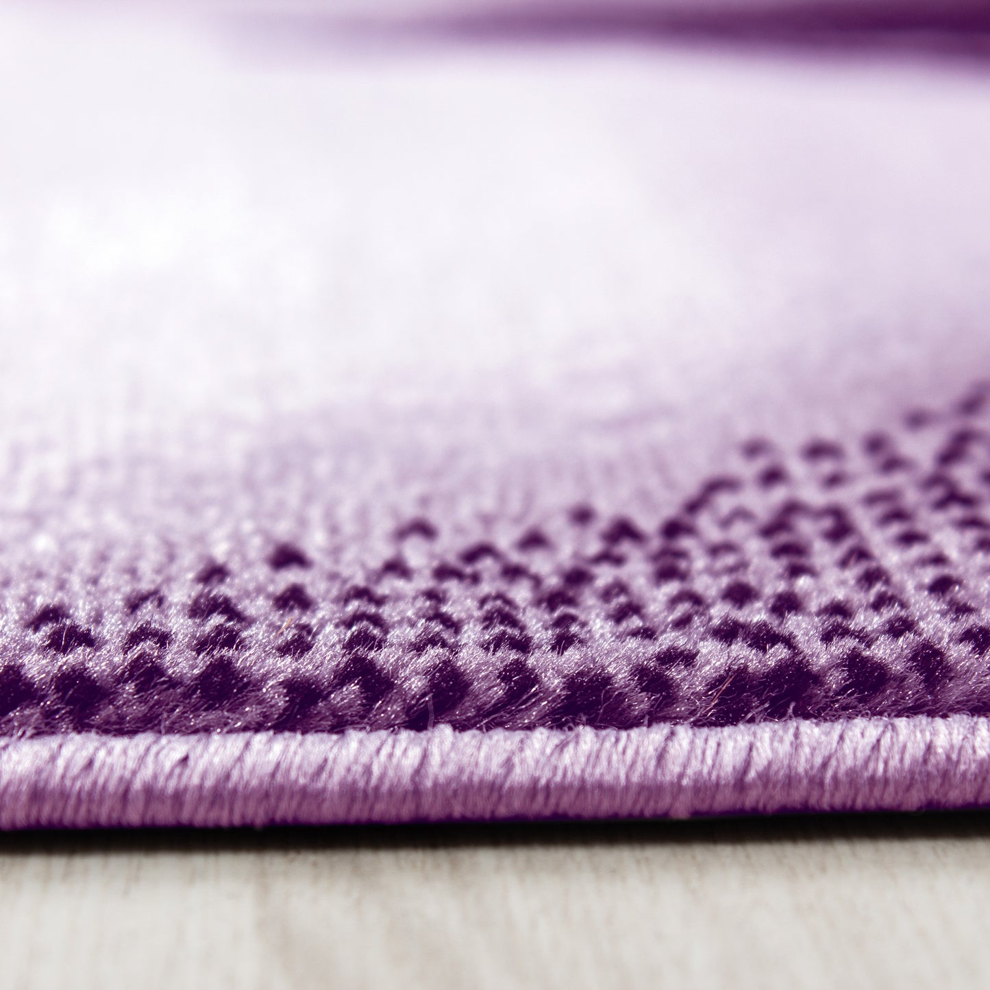 Plus Vloerkleed – Lila – Golvend 3D Design – Laagpolig