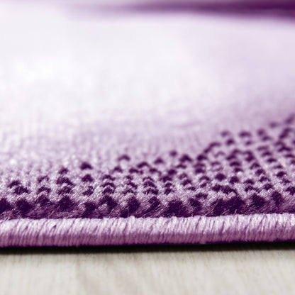 Plus Vloerkleed – Lila – Golvend 3D Design – Laagpolig