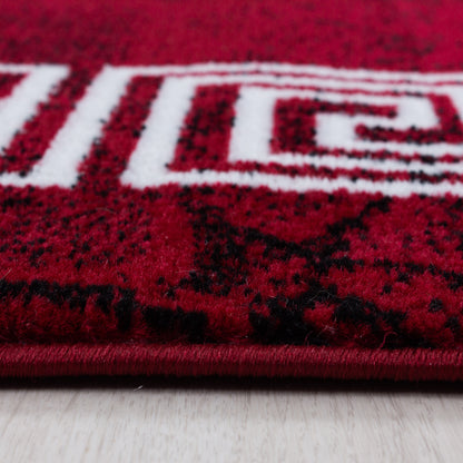 Plus Vloerkleed – Rood – Klassiek Medaillon – Laagpolig & Decoratief