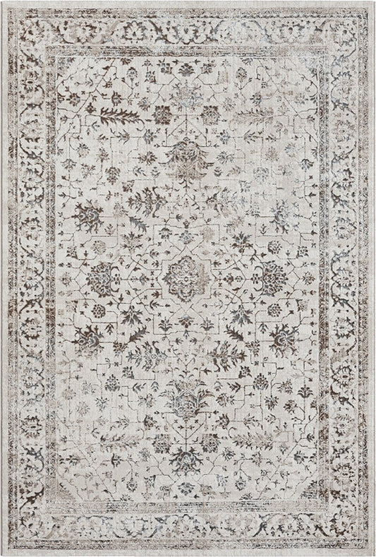 Creation Vloerkleed – Cream – Vintage Oosters Design – Laagpolig Vloerkleed