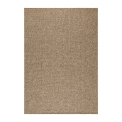 Vloerkleed Dhaka – Taupe/Grijs – Laagpolig met Levendig Design – Voor Binnen en Buiten